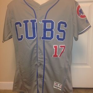 Mens Cubs Kris Bryant Gray Flex Base Jersey